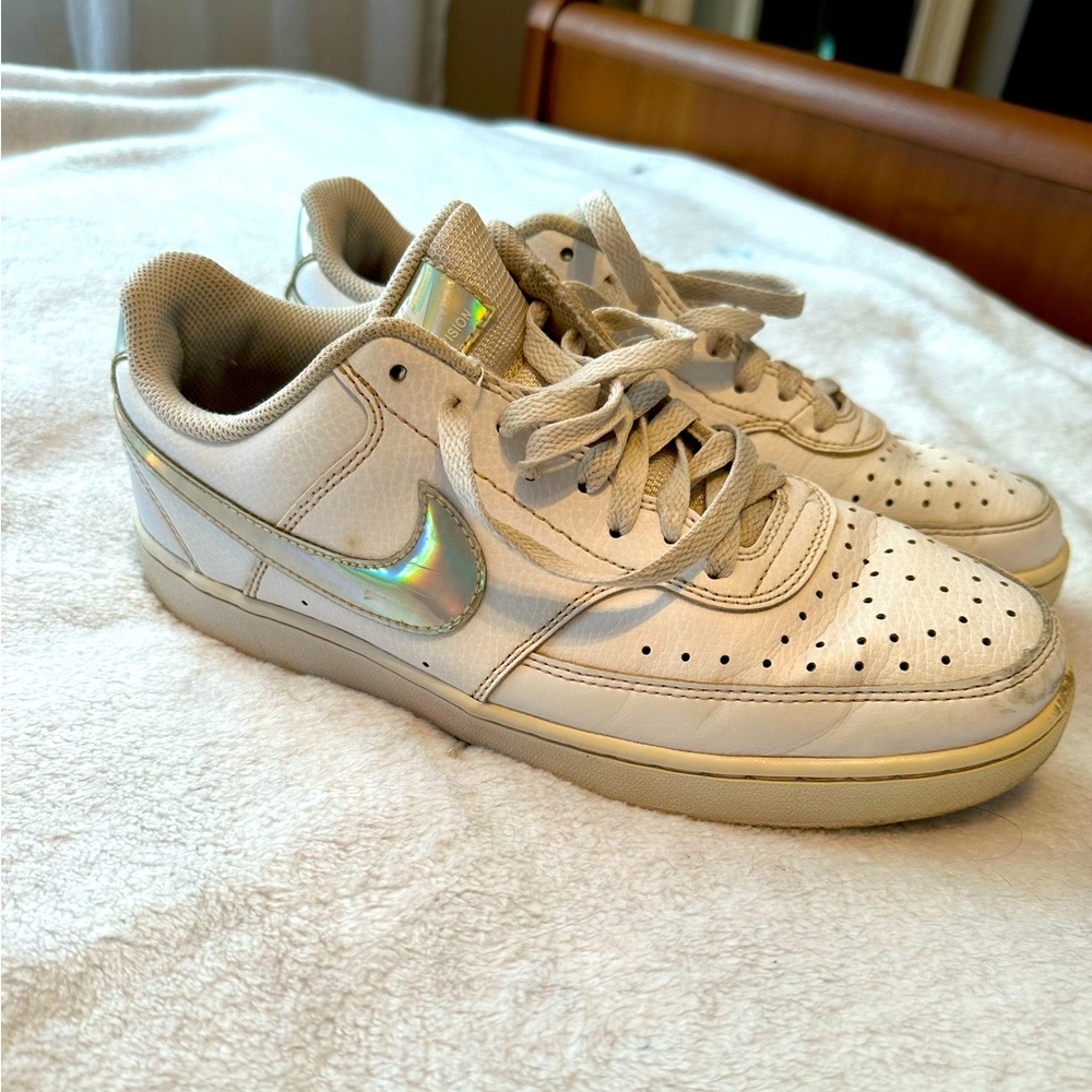 Holographic Nike Low Top Sneakers